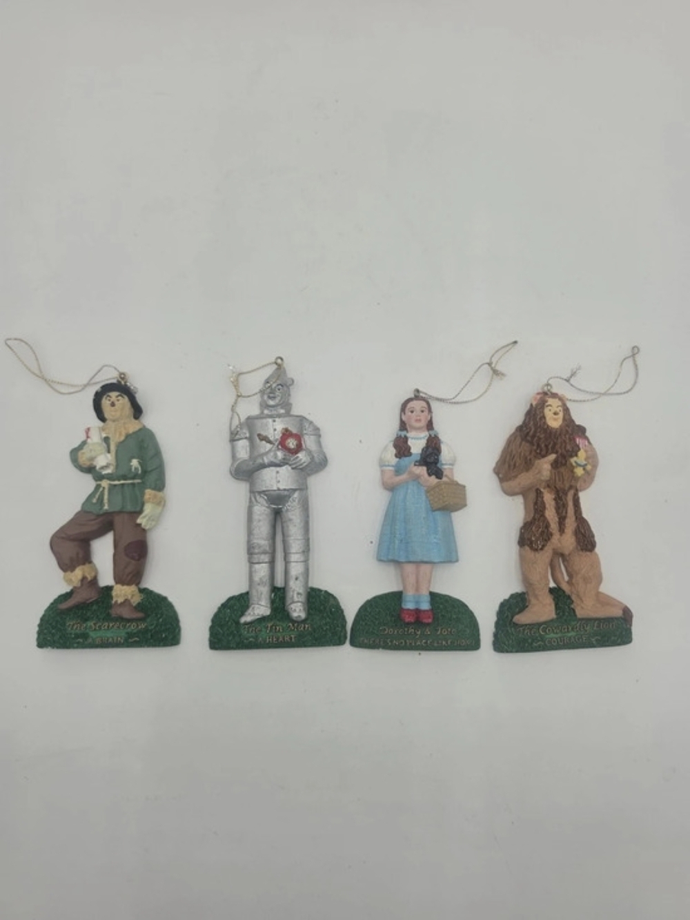 Warner Bros. The Wizard of Oz Character Ornaments. The Wizard of Oz Character